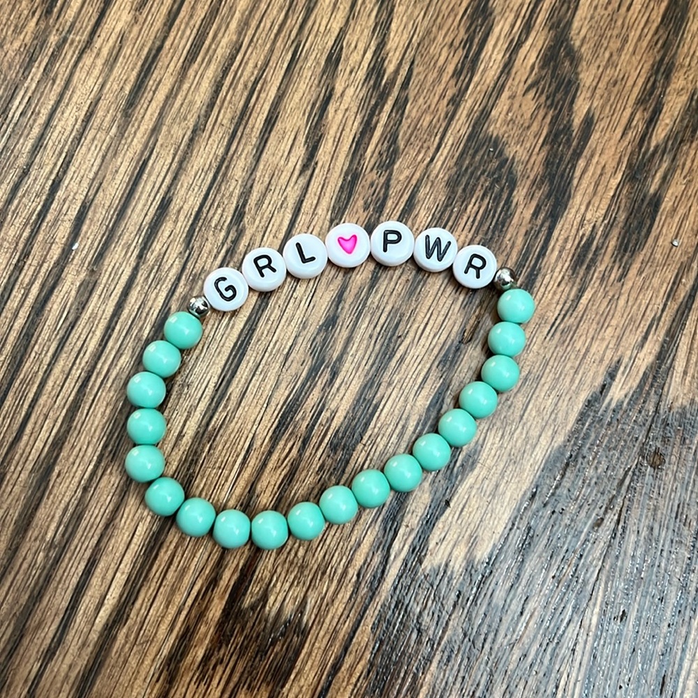 Girl Power Beaded Bracelet